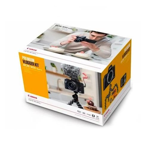 Canon Mirrorless Camera EOS M50 Mark II EF-M15-45mm IS Lens + Vlogger Kit