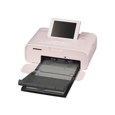 Canon SELPHY CP1300 Colour Portable Photo Printer Pink + Canon RP-108 High-Capacity Color Ink/Paper Set