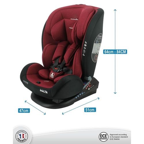 Nania Baby Car Seat Malta 0083310512 Red-Black