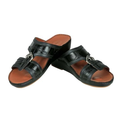 Cortigiani Mens Arabic Sandals M2346 Black 41