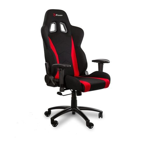 Arozzi Inizio Ergonomic Fabric Gaming Chair with High Back,Red