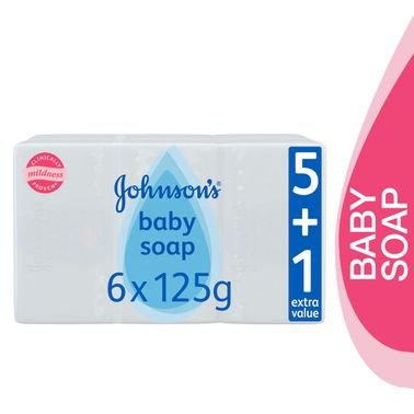 جونسون صابون للاطفال 6 × 125 جم