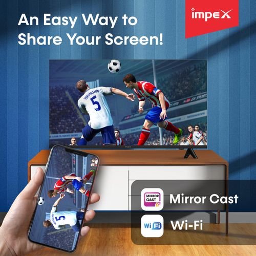 Impex 55 Inch 4K Ultra HD Smart LED TV - GLORIA 55 UHD SMART