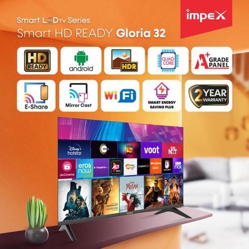 Impex 32 Inch HD Ready Smart LED TV - GLORIA 32 SMART