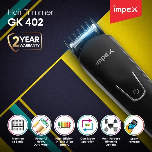 Impex Gk 402 600mah Grooming Kit With Codeless Use