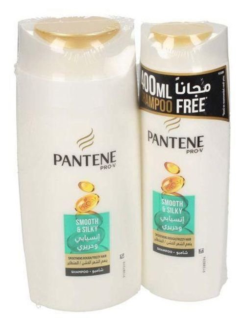 Pantene Pro-V Smooth & Silky 2In1 Shampoo 700 ml + 400Free