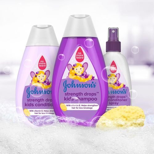 Johnson's Shampoo Strength Drops Kids Shampoo 300ml
