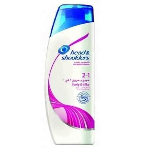 Head & Shoulders Shampoo Lively And Silky 2 In 1 400 Ml
