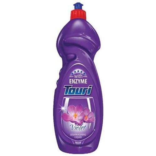 Touri Dishwashing Liquid Enzyme Violet 600 Ml
