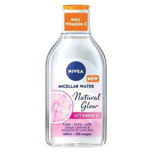 NIVEA Natural Glow Micellar Water With Vitamin C Clear 400ml