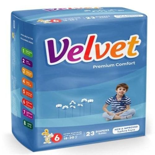 Velvet Comfort Family Stage 6 Extra Maxi Diapers 23's (18-30kg)