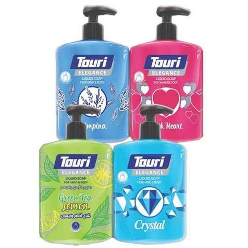 Touri Assorted Liquid Hand Wash 500 Ml 4 Pieces