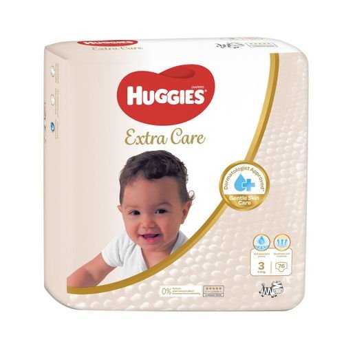 Huggies Diaper Extra Care Size 3 4-9kg 76pcs