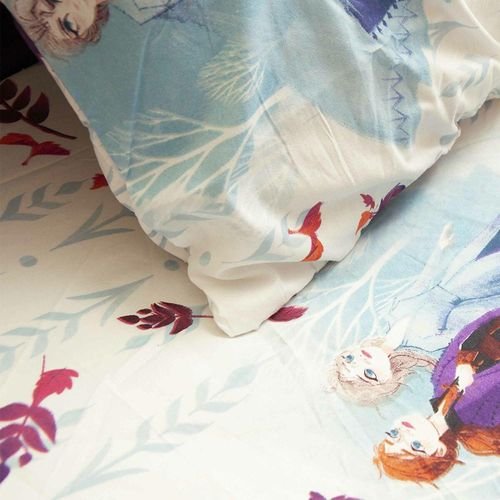 Disney Frozen2 Fitted Bed Sheet for Kids -Super Soft, Fade Resistant (Official Disney Product) 90x190+25cm RHA11983