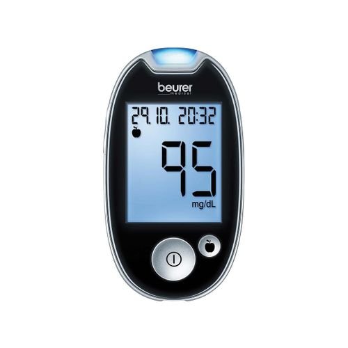 بيورير جهاز قياس ضغط الدم مونيتور BM27 + غلوكمتر GL44 + مع 25 شريط