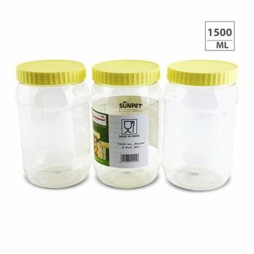 Sunpet plastic container set 1500 ml × 3 pieces