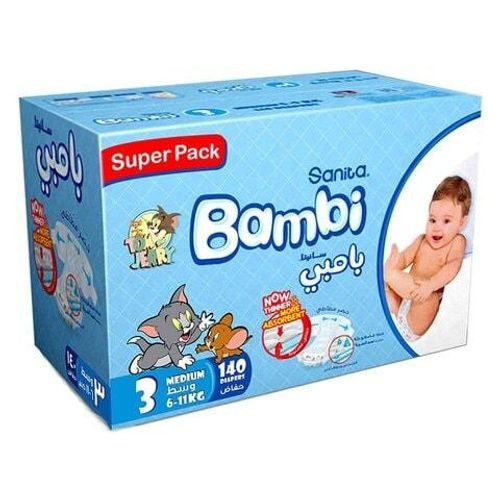 BAMBI SUPER PACK S3-140 DIAPER
