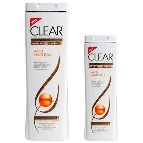 Clear Shampoo Anti Dandruff Anti Hair Fall 360 Ml + 180 Ml