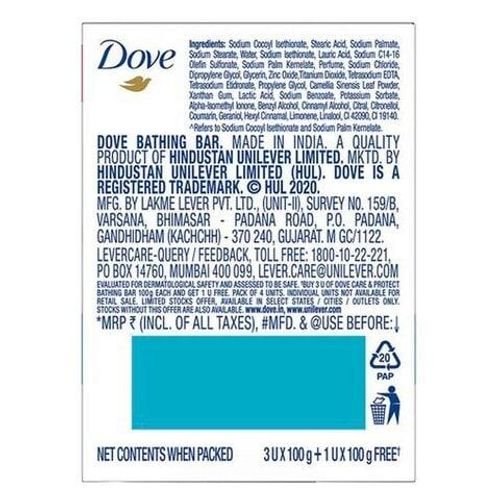Dove Care Protect White 100 Gram 4 Pieces
