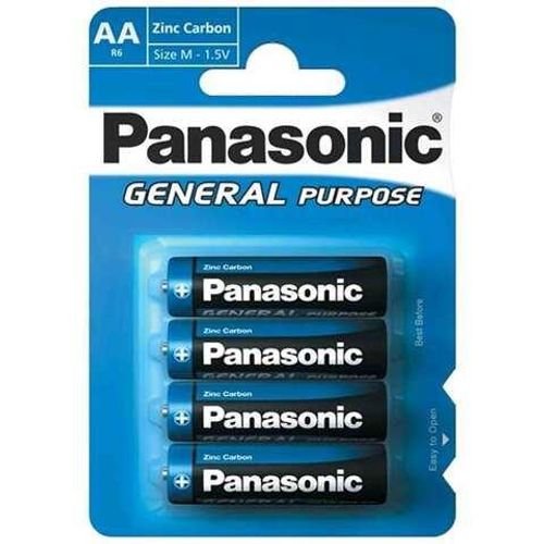 Panasonic Carbon Battery AA 4 Pieces