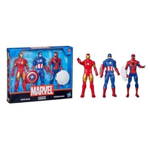 Marvel basic characters figurines 3 pieces, 15.2 cm