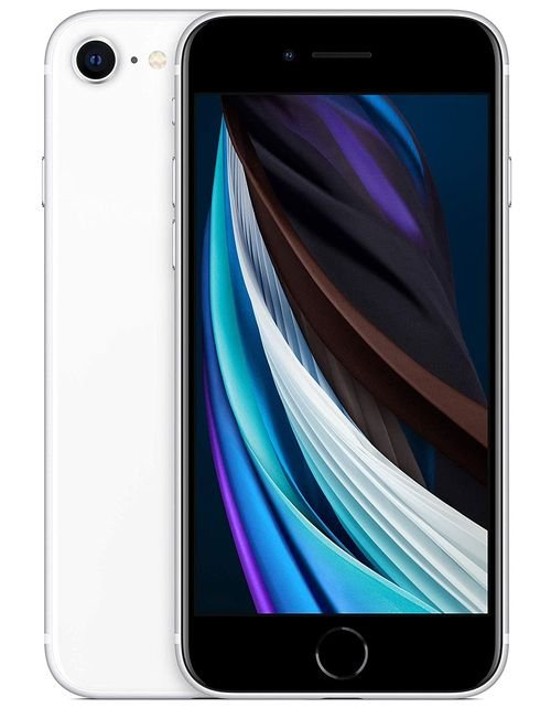 هاتف أبل آيفون إس اي 2، 4 جي، 64 جيجابايت، لون أبيض