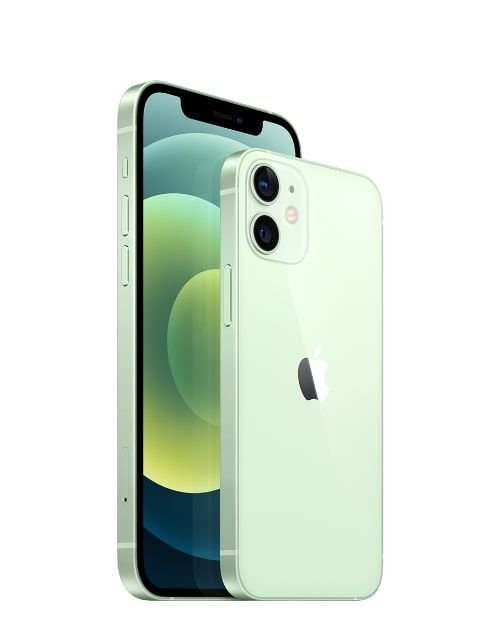 هاتف أبل آيفون 12، 5 جي، سعة 64 جيجابايت، لون أخضر