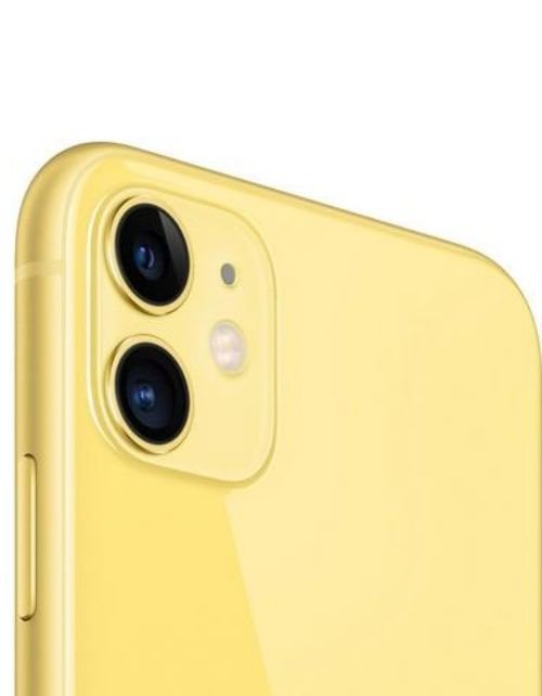 هاتف أبل آيفون 11، 4 جي، سعة 128 جيجابايت، لون أصفر