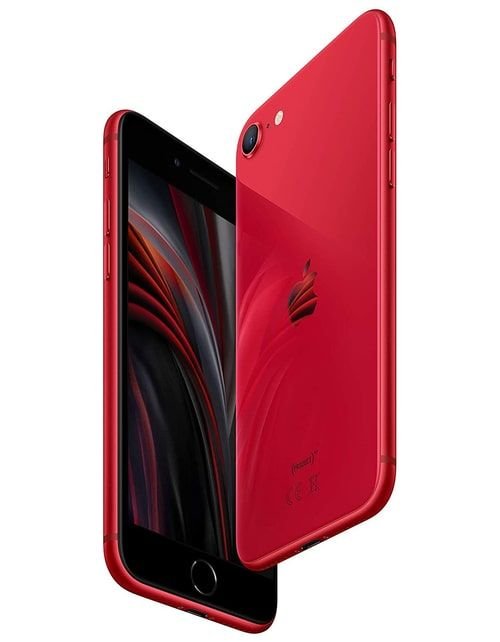 هاتف أبل آيفون إس اي 2، 4 جي، 256 جيجابايت، لون أحمر