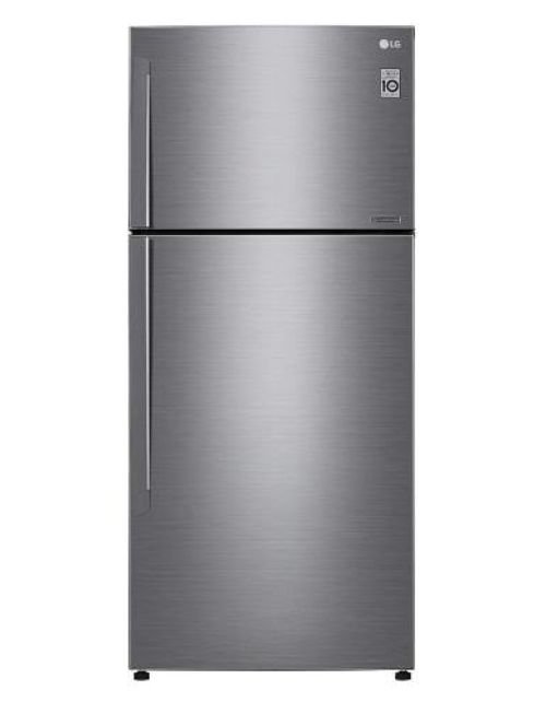 LG 18Cu. Ft. Top Freezer Refrigerator LT19CBBSLN, Linear Compressor, Plantinum Silver