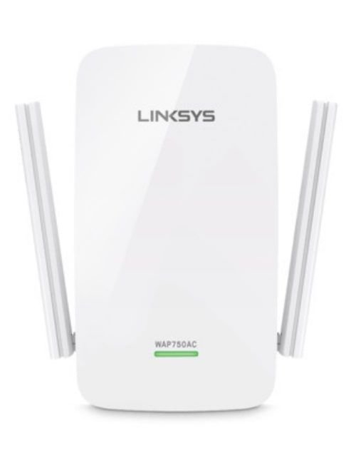 Access Point Linksys AC750, 733Mbps Wi-Fi Speed, Dual band, White