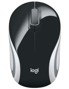 Logitech M187 Mini Wireless Mouse, 10M, Black