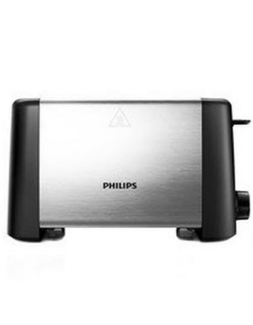 Philips Daily Toaster, Double Slice, 800W, Black/Silver, HD4825/91