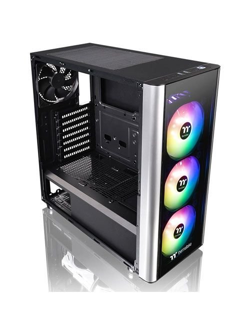 Thermaltake Level 20 MT ARGB PC Case, Tempered Glass, Mid Tower, 3 120 mm Fans, Black