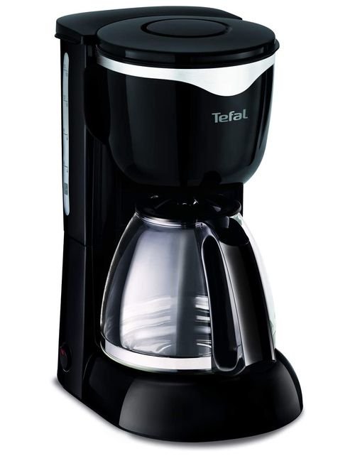 Tefal Coffee Maker, Permanent Filter, 1000watts, 1.25 Liter, Black
