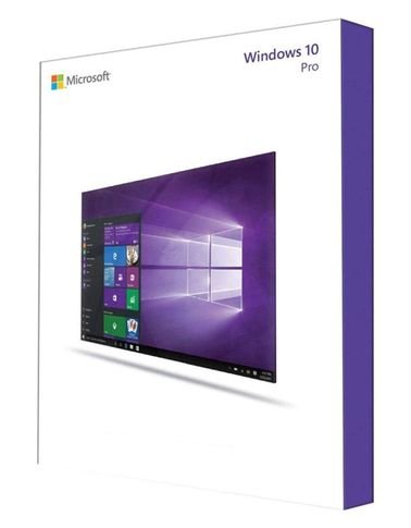 Windows 10 Pro Operating System, 64 Bit, DVD with Serial Number, English