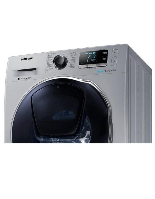 Samsung Front Load Fully Automatic Washer/Dryer Combo, 9kg, 1400 RPM, Silver