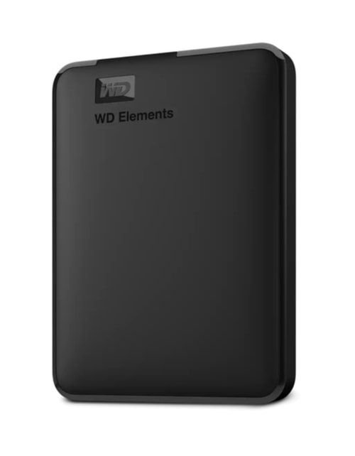 WD Elements Portable Drive, 2 TB HDD, Black