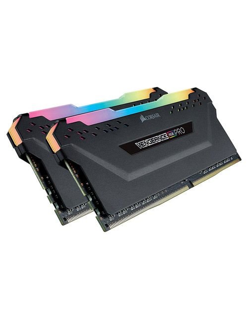 Corsair Vengeance RGB PRO 16GB (2 x 8GB) DDR4 RAM, 3200MHz C16 ,Black