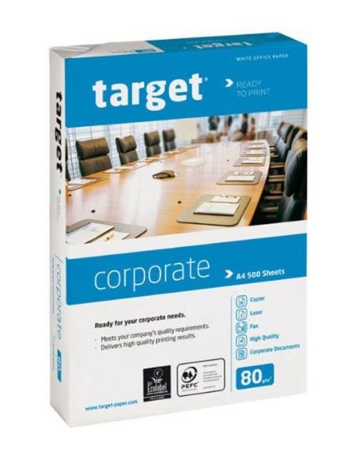 Target A4 White Paper, 80gsm, 500 Sheets
