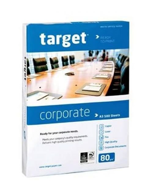 Target A3 White Paper, 80gsm, 500 Sheets