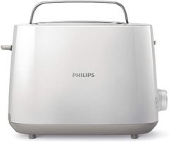 Philips Daily Toaster, Double Slice, 830w, Heating rack, White, HD2581