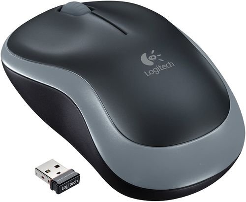 Logitech M185 Wireless Mouse, 10M, Black