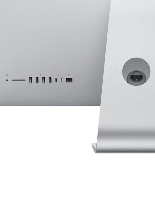 ديسك توب آبل آي ماك، شاشة 27 بوصة رتينا 5K، معالج i5 من الجيل التاسع، 8GB رام، 2 تيرابايت، فضي