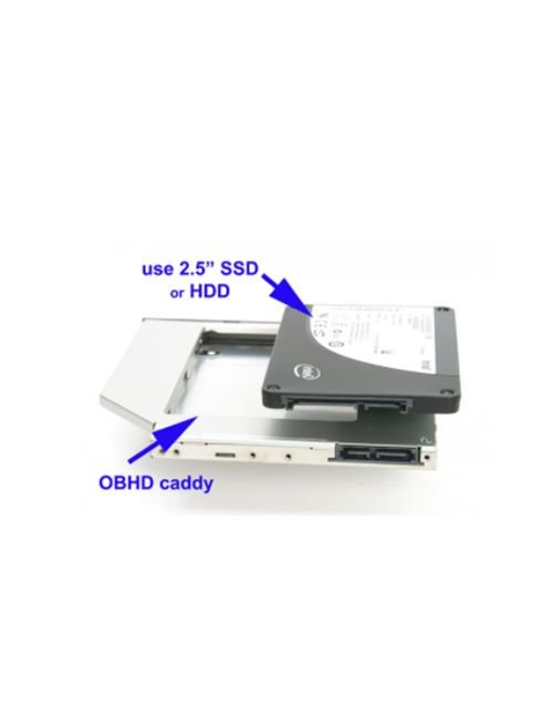 Second Caddy Drive for laptops, 2.5 Inch SATA, 9.5mm