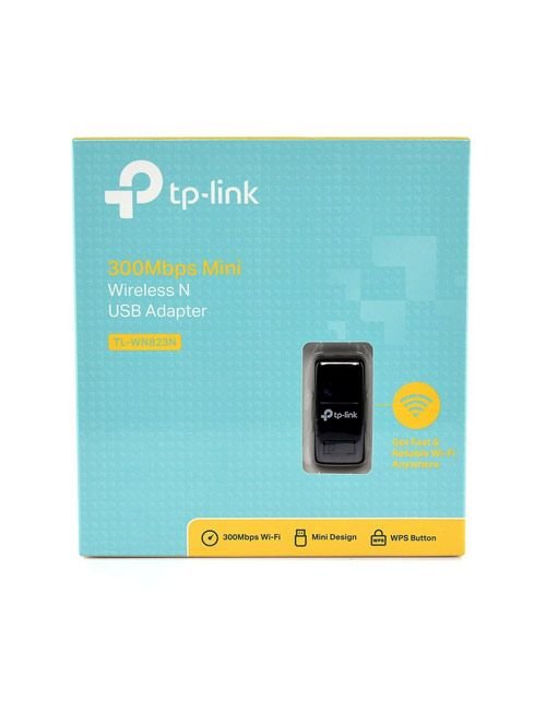 TP-Link Wireless N Mini USB Adapter, 300Mb, Black Color