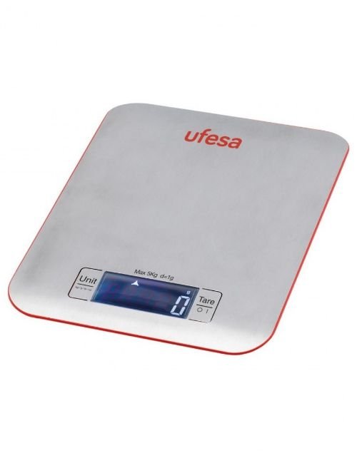 Ufesa Kitchen Scale, Digital, 5Kg, Silver