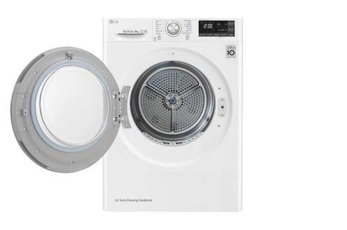 LG Tumble Dryer 9 kg, Front Loading, Wifi, Dual Inverter, With Drying Sensor, White