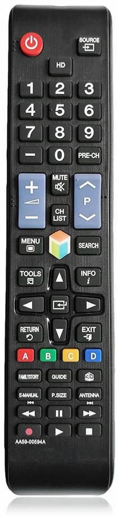 Samsung Remote Control, supports Samsung smart screens, Ultra wide angle transmission, Black