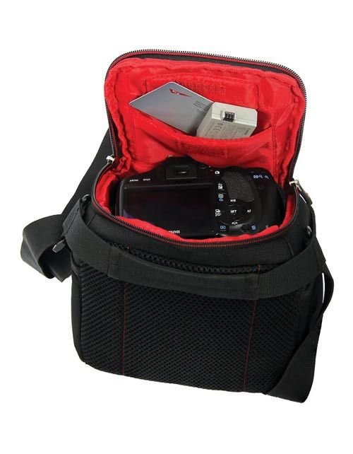 حقيبة كاميرا كتف بروميت هاندي باك إس 1، قياس صغير، تدعم كاميرات DSLR، لون أسود